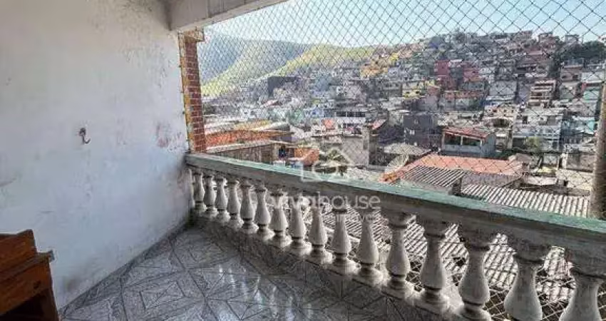 Casa com 3 dormitórios para alugar, 120 m² por r$ 1.650,00/mês - jardim cruzeiro - mauá/sp