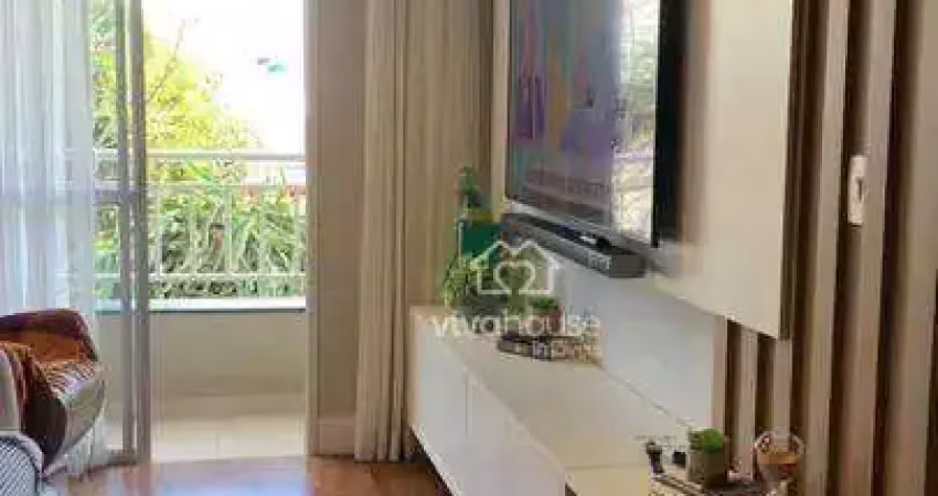 Apartamento com 2 dormitórios à venda, 67 m² por r$ 699.000 - olímpico - são caetano do sul/sp