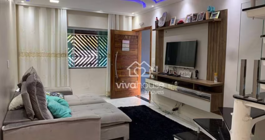 Sobrado com 3 dormitórios à venda, 192 m² por R$ 530.000,00 - Jardim Primavera - Mauá/SP