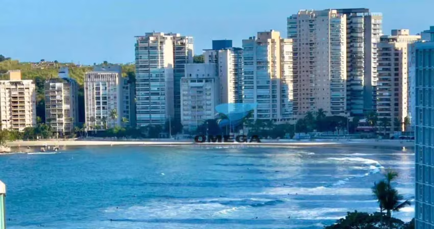 Apartamento com 2 dormitórios à venda, na quadra da praia de pitangueiras - guarujá/sp