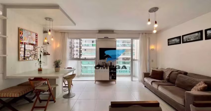 Apartamento reformado com 2 suítes e vista mar em praia de pitangueiras guarujá-sp