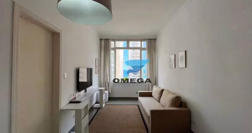 Apartamento com 1 dormitório à venda - pitangueiras - guarujá/sp