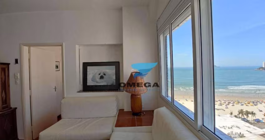 VISTA MAR - Apartamento com 2 quartos perto da praia - Praia das Pitangueiras, Guarujá.