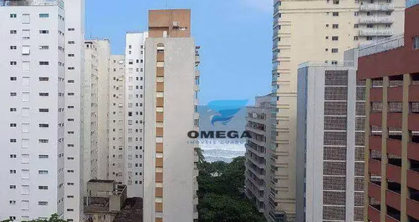 Perto da praia - apartamento com 1 quarto - prédio com lazer - 1 vaga - praia das pitangueiras, guarujá.