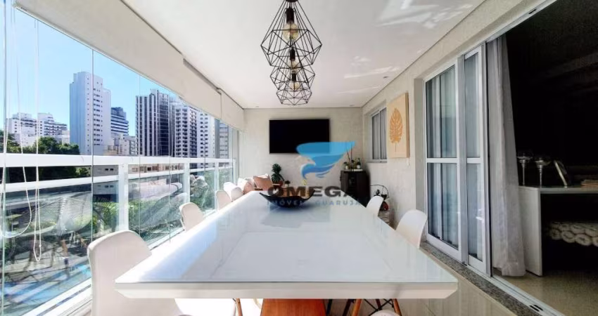 Apartamento com 3 dormitórios à venda, 134 m² por R$ 1.270.000,00 - Jardim Astúrias - Guarujá/SP