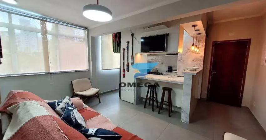 Apartamento à venda, 45 m² por r$ 450.000,00 - jardim astúrias - guarujá/sp