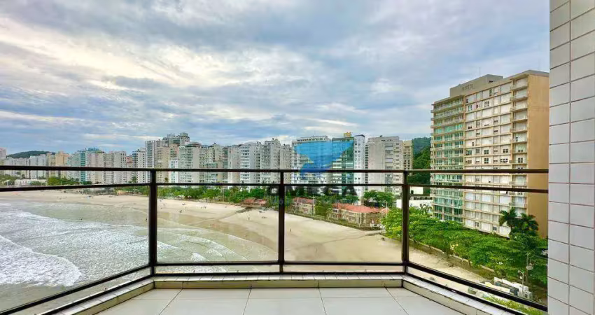 Apartamento à venda - Frente mar - 2 vagas de garagem - Pitangueiras - Guarujá.