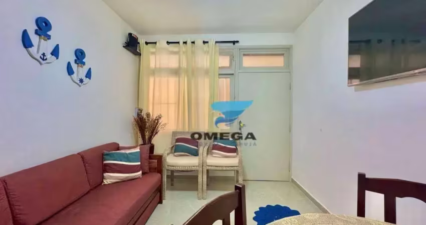 Apartamento com 2 dormitórios à venda, 60 m² por r$ 450.000,00 - pitangueiras - guarujá/sp