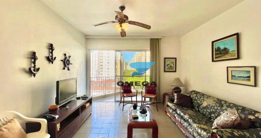 Apartamento com 4 dormitórios, 3 Suítes, Duas Sacadas, Vista mar à venda na Praia das Pitangueiras - Guarujá/SP