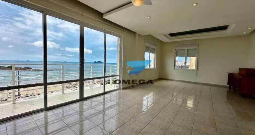 Frente mar - apartamento com 5 dormitórios à venda na praia das pitangueiras - guarujá/sp. confira !