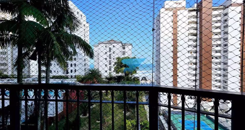 Apartamento à venda na quadra da praia das Pitangueiras no Guarujá I Omega Imoveis