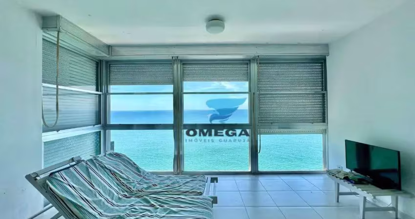 Apartamento frente mar à venda na praia das pitangueiras no guarujá i omega imoveis