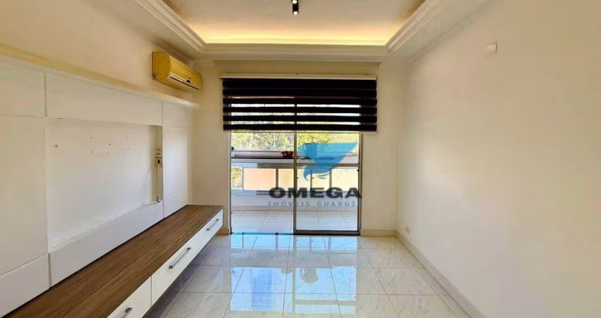 Apartamento reformado à venda na praia das Astúrias no Guarujá I Omega Imoveis