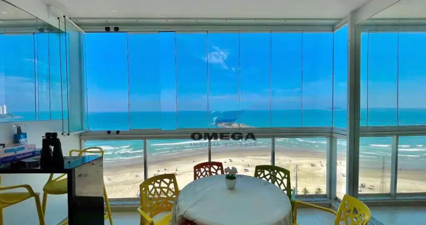 Apartamento à venda frente ao mar na pitangueiras no guarujá | omega imóveis