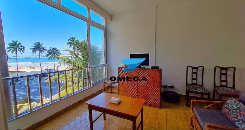 Apartamento beira mar à venda na praia das pitangueiras no guarujá i omega imoveis