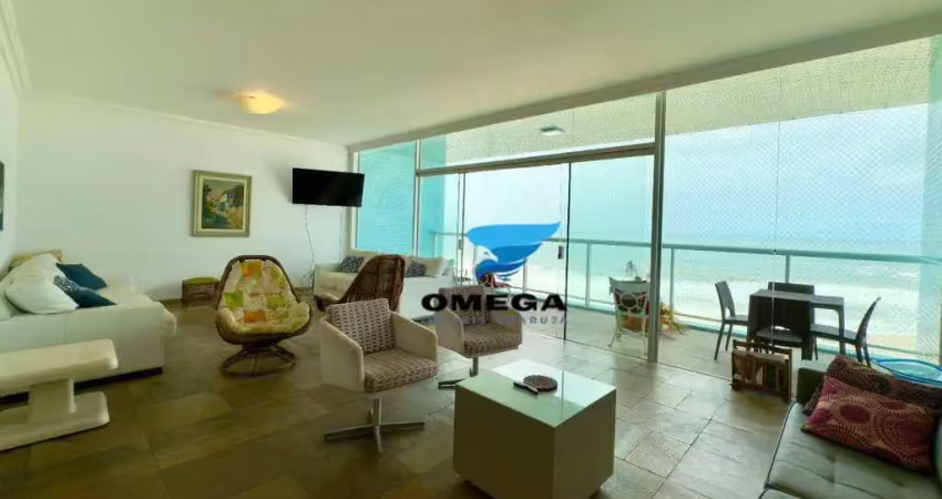 Apartamento beira mar à venda na praia das pitangueiras no guarujá i omega imoveis