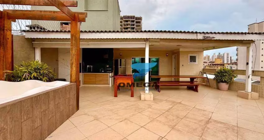Cobertura á venda na praia das astúrias no guarujá i omega imoveis