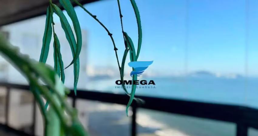 Apartamento beira mar à venda na praia das astúrias no guarujá i omega imoveis