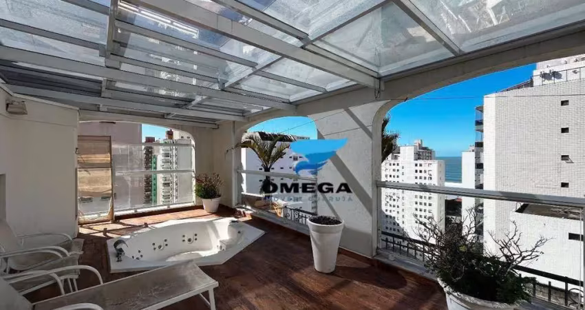 Cobertura duplex com 3 dormitórios à venda - pitangueiras - guarujá/sp