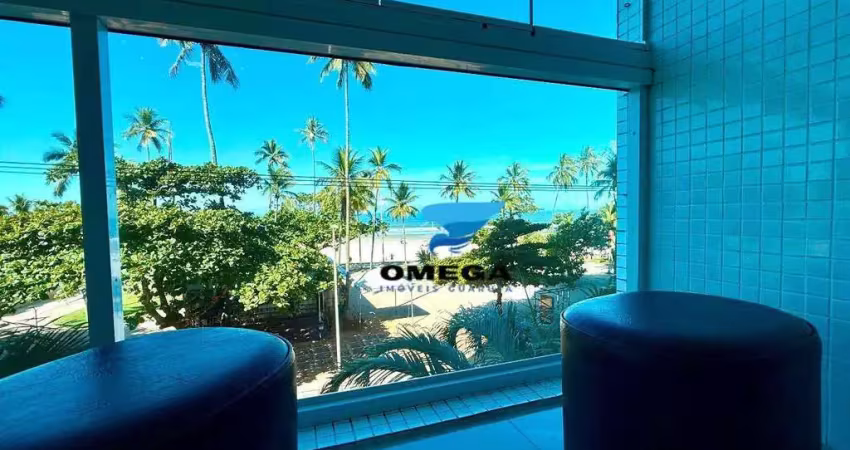 Apartamento frente mar à venda na praaia das pitangueiras no guarujá i omega imoveis