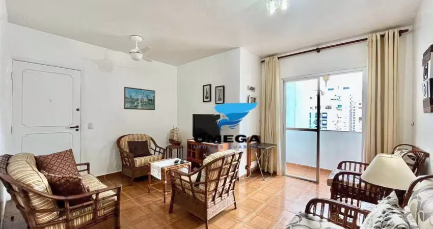 Apartamento com 2 dormitórios à venda, 73 m² por r$ 460.000,00 - pitangueiras - guarujá/sp