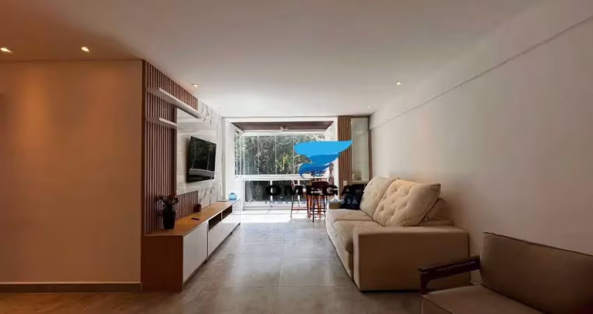 Apartamento com 3 dormitórios à venda, 123 m² por r$ 790.000,00 - praia das pitangueiras - guarujá/sp