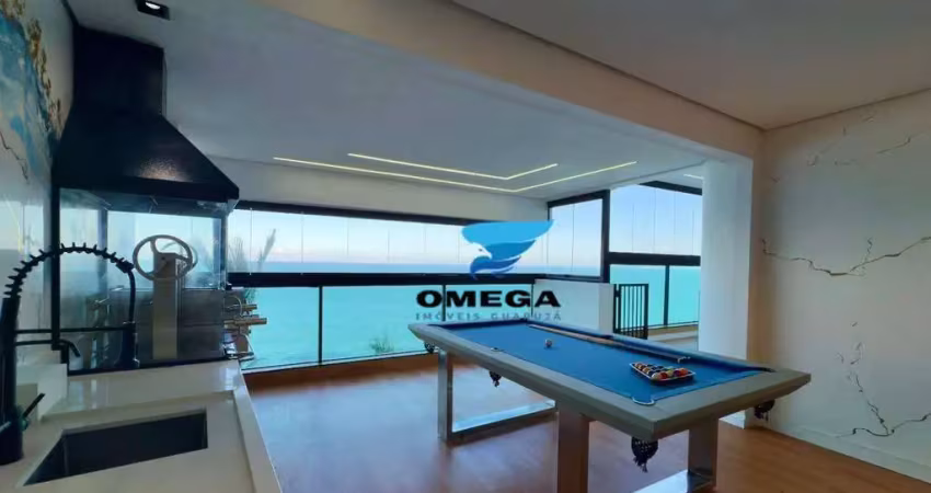 Apartamento beira mar à venda na praia das pitangueiras no guarujá i omega imoveis