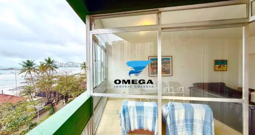 Apartamento beira mar à venda na praia das pitangueiras no guarujá i omega imoveis