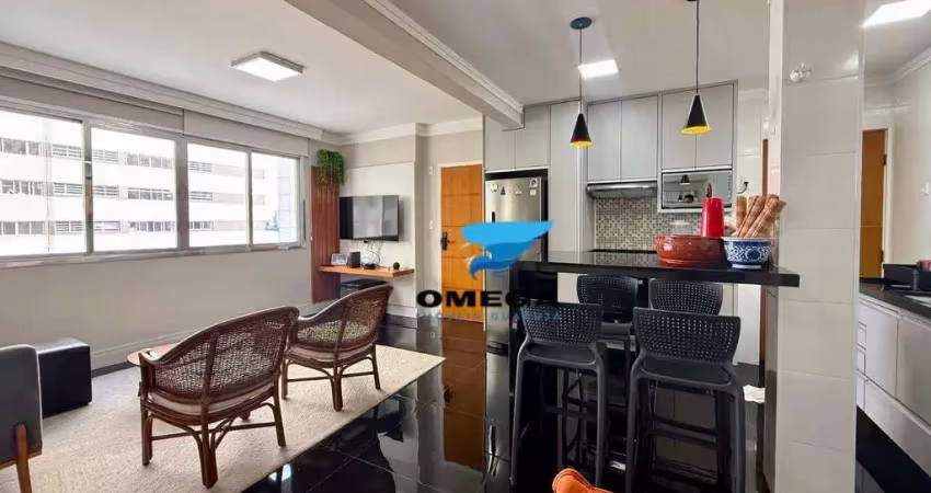 Apartamento com vista mar à venda na praia das pitangueiras no guarujá i omega imoveis