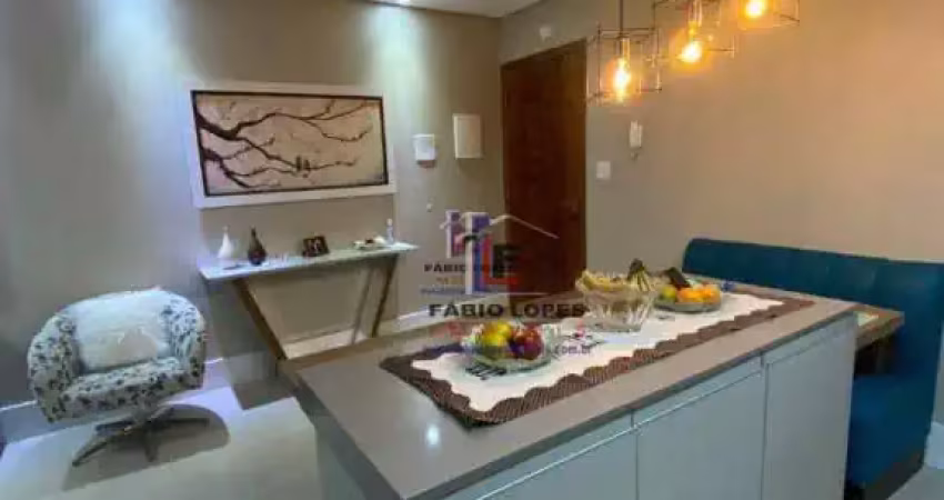 Apartamento com 2 dormitórios à venda, 70 m² por r$ 434.600,00 - vila valparaíso - santo andré/sp