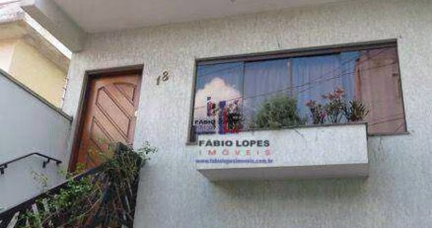 Sobrado com 3 dormitórios à venda, 234 m² por R$ 1.100.000,00 - Vila Palmares - Santo André/SP