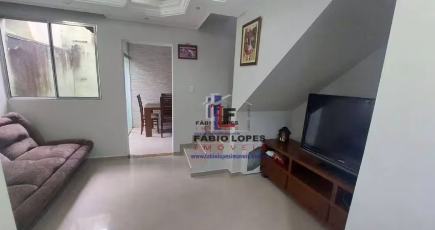 Casa com 2 dormitórios à venda, 65 m² por r$ 265.000,00 - jardim vila rica - santo andré/sp