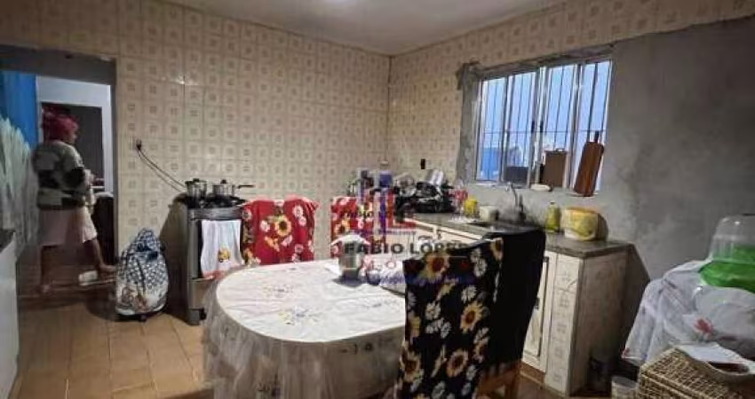 Casa com 2 dormitórios, 157 m² - venda por R$ 290.000,00 ou aluguel por R$ 2.645,00/mês - Vila Sacadura Cabral - Santo André/SP