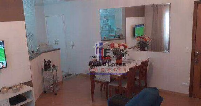 Apartamento com 3 dormitórios à venda, 80 m² por R$ 436.000,00 - Vila Valparaíso - Santo André/SP