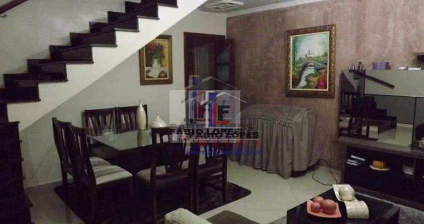 Sobrado com 3 dormitórios à venda, 150 m² por R$ 660.000 - Vila Palmares - Santo André/SP
