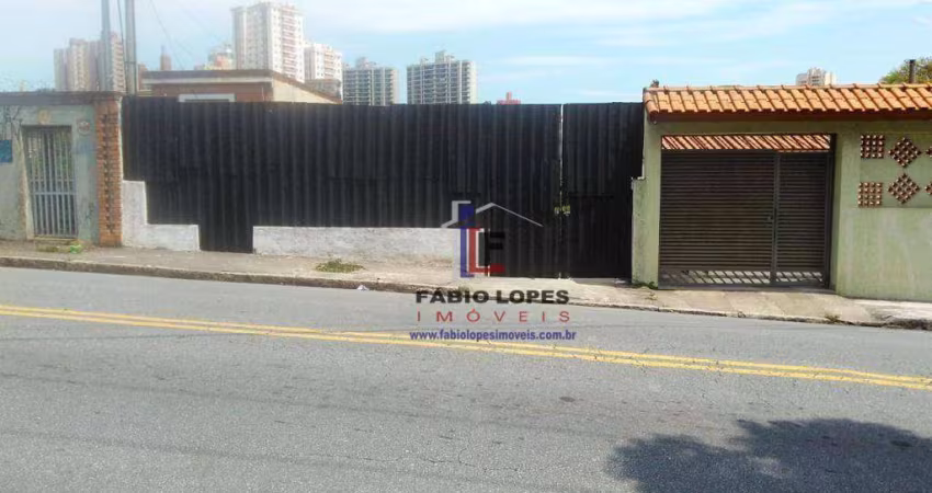 Terreno com Duas Frente à Venda, 214m² - Vila Guiomar, Santo André/SP.