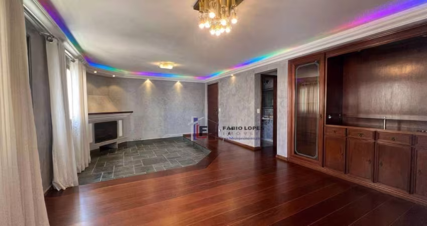 APARTAMENTO AMPLO SEMI-MOBILIADO DISPONÍVEL PARA VENDA E LOCAÇÃO NA VILA BASTOS COM 138m²!!!