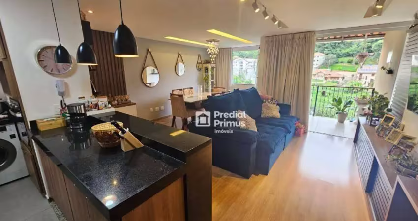 Cobertura à venda, 141 m² por r$ 699.000,00 - santa elisa - nova friburgo/rj