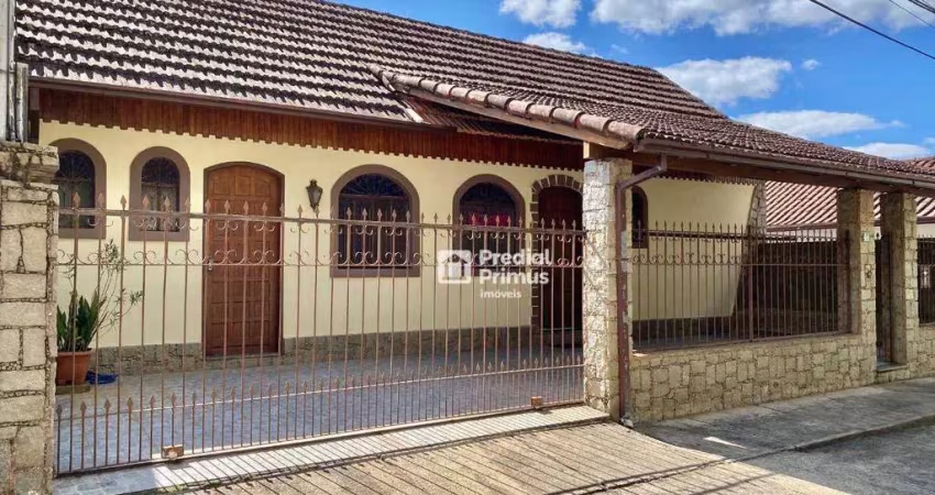 Ampla casa com 5 dormitórios à venda, 595 m² por r$ 910.000 - braunes - nova friburgo/rj