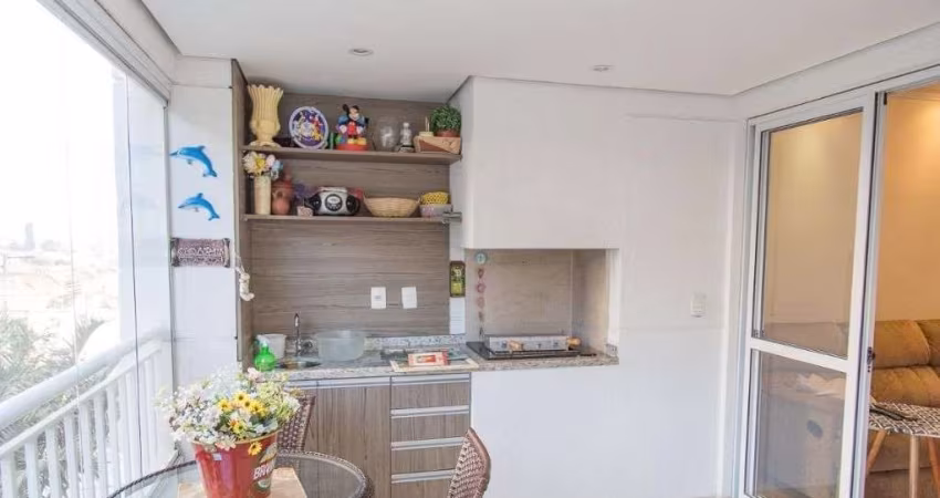 ** Terrazzo Nobile - Lindo apartamento c/ ampla varanda gourmet c/ churrasqueira - 2 vagas de garagem **
