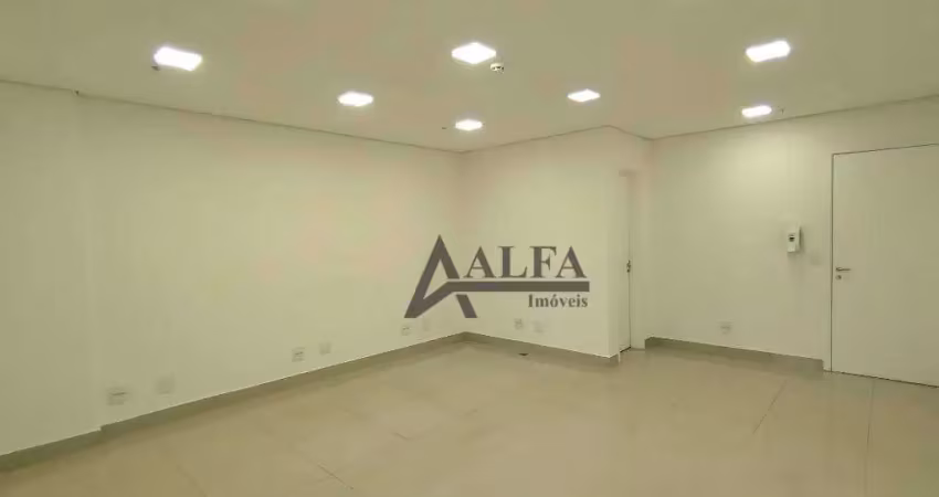 ** anália business - oportunidade - excelente sala comercial em andar alto c/ varanda - próx. ao shopping anália franco - 1 vaga **