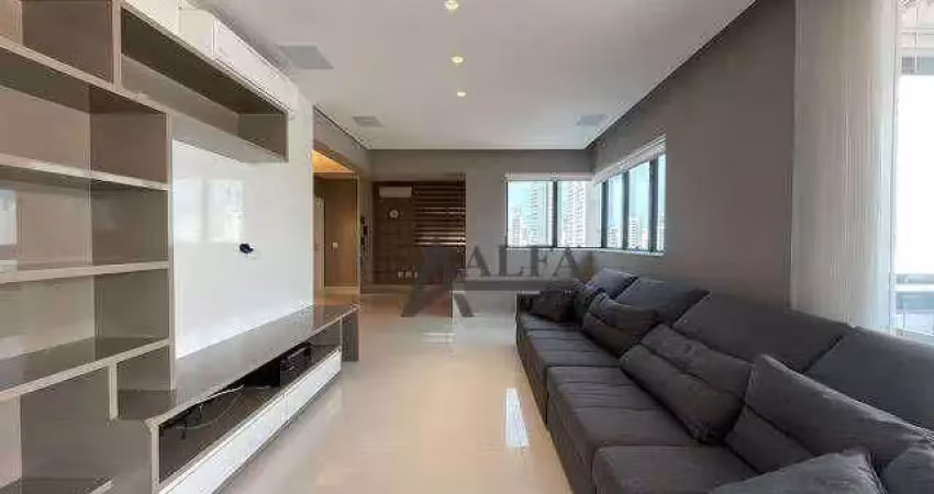 ** torre del mar - cinematográfico apto. em andar alto c/ vista deslumbrante p/ o anália franco - 4 vagas + depósito **