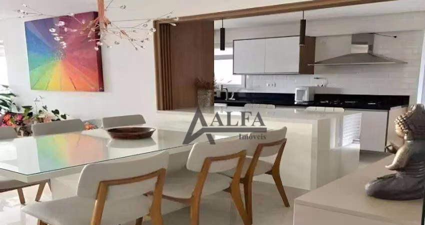 ** Edifício Málaga - OPORTUNIDADE - Cinematográfico apto. em andar alto c/ ampla varanda gourmet c/ churrasqueira - 2 Vagas + Depósito **