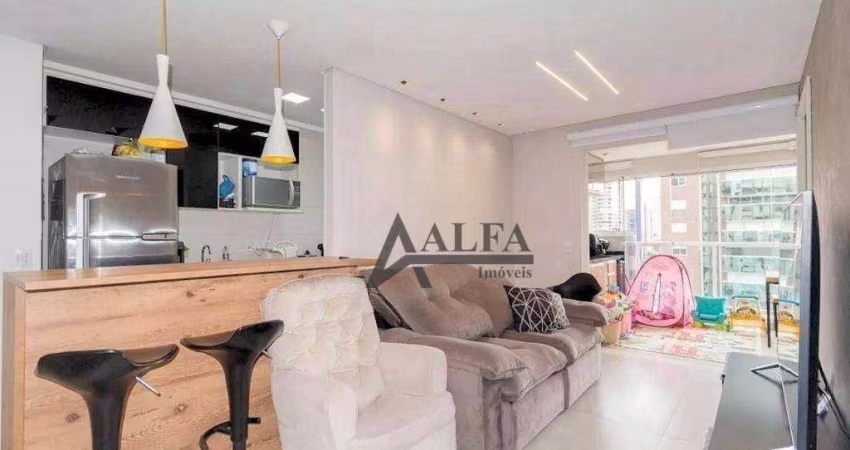 ** Vision Anália Franco - IMPERDÍVEL - Lindo studio em andar alto c/ ampla varanda gourmet **