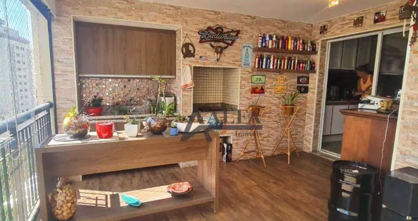 ** Florae Aclimação - OPORTUNIDADE - Maravilhoso apto. em andar alto c/ ampla varanda gourmet c/ churrasqueira - 3 Vagas + Depósito **
