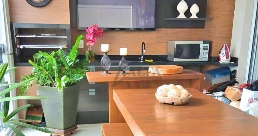** EVIDENCE - IMPERDÍVEL - Maravilhoso apartamento em andar alto c/ ampla varanda gourmet c/ churrasqueira **