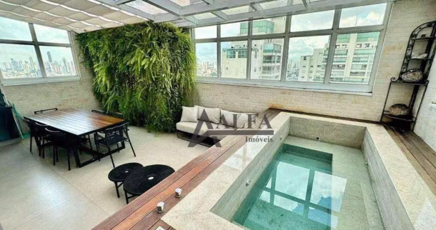 ** Central Park Moóca - OPORTUNIDADE - Cinematográfica cobertura c/ piscina e área gourmet c/ churrasqueira - 4 Vagas + Depósito **