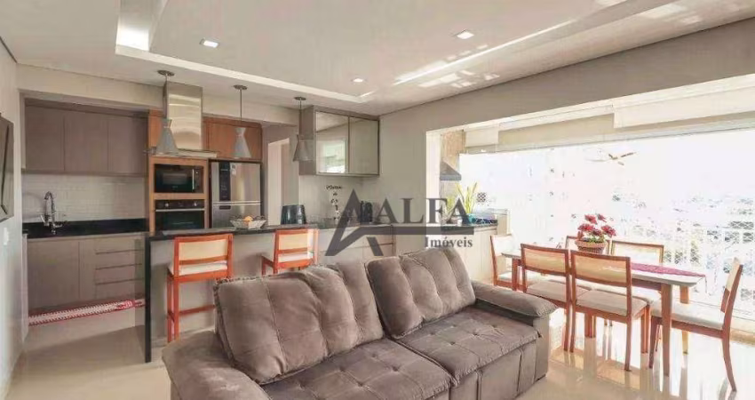 ** Absoluto Tatuapé - Maravilhoso apartamento c/ ampla varanda gourmet c/ churrasqueira **