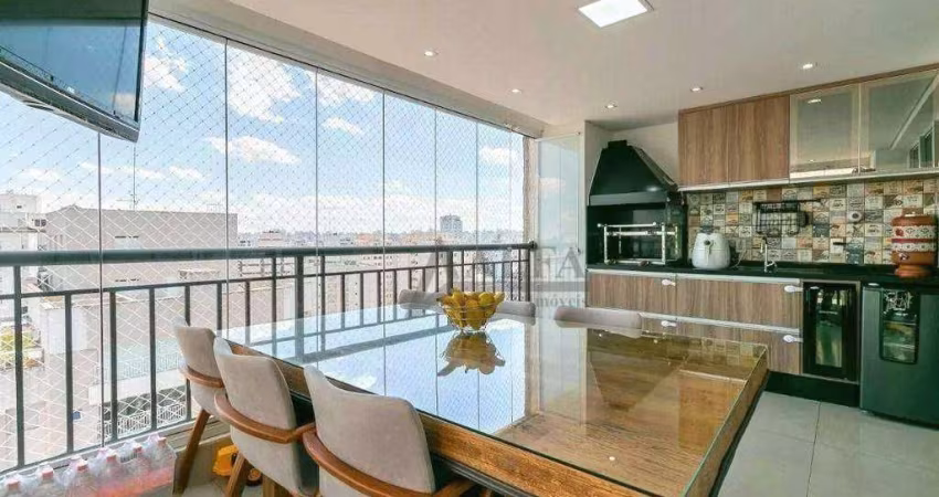 ** Unitá Moóca - IMPERDÍVEL - Maravilhoso apartamento em andar alto c/ ampla varanda gourmet c/ churrasqueira **