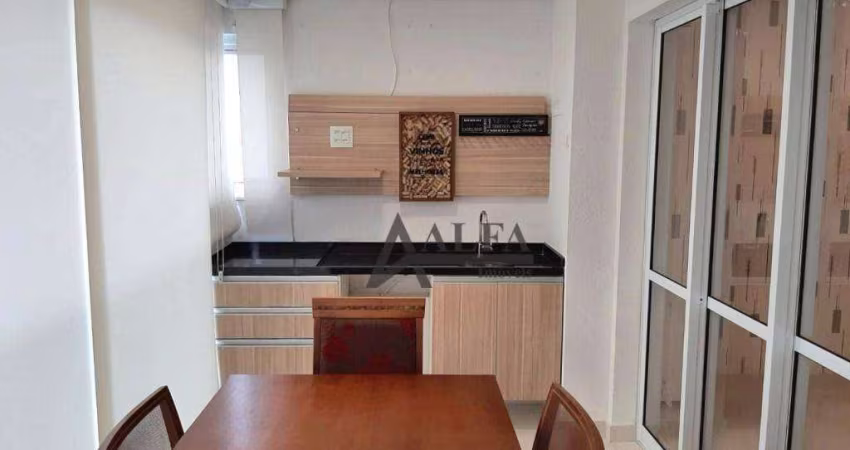 ** Vision - OPORTUNIDADE - Lindo studio em andar alto c/ ampla varanda gourmet - 1 Vaga **